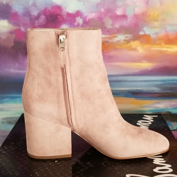 Sam Edelman Mauve Ankle Boot - Picture 2 of 6
